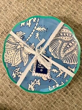 NWT Roller Rabbit x Target melamine set of 4 dinner plates - 11”